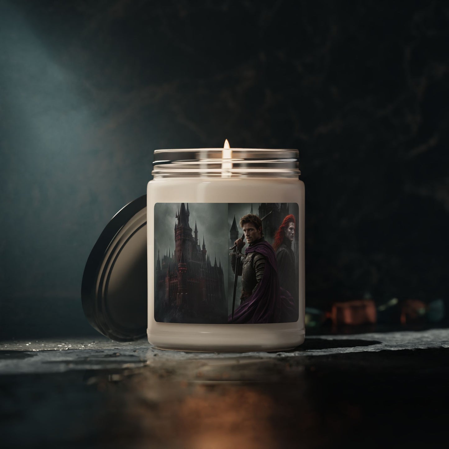 Fantasy-Themed Scented Soy Candle, (Candle Match Books)Perfect Gift for Book Lovers, Cozy Home Decor, Halloween Decor, Unique Candle Gift, Magical Atmosphere