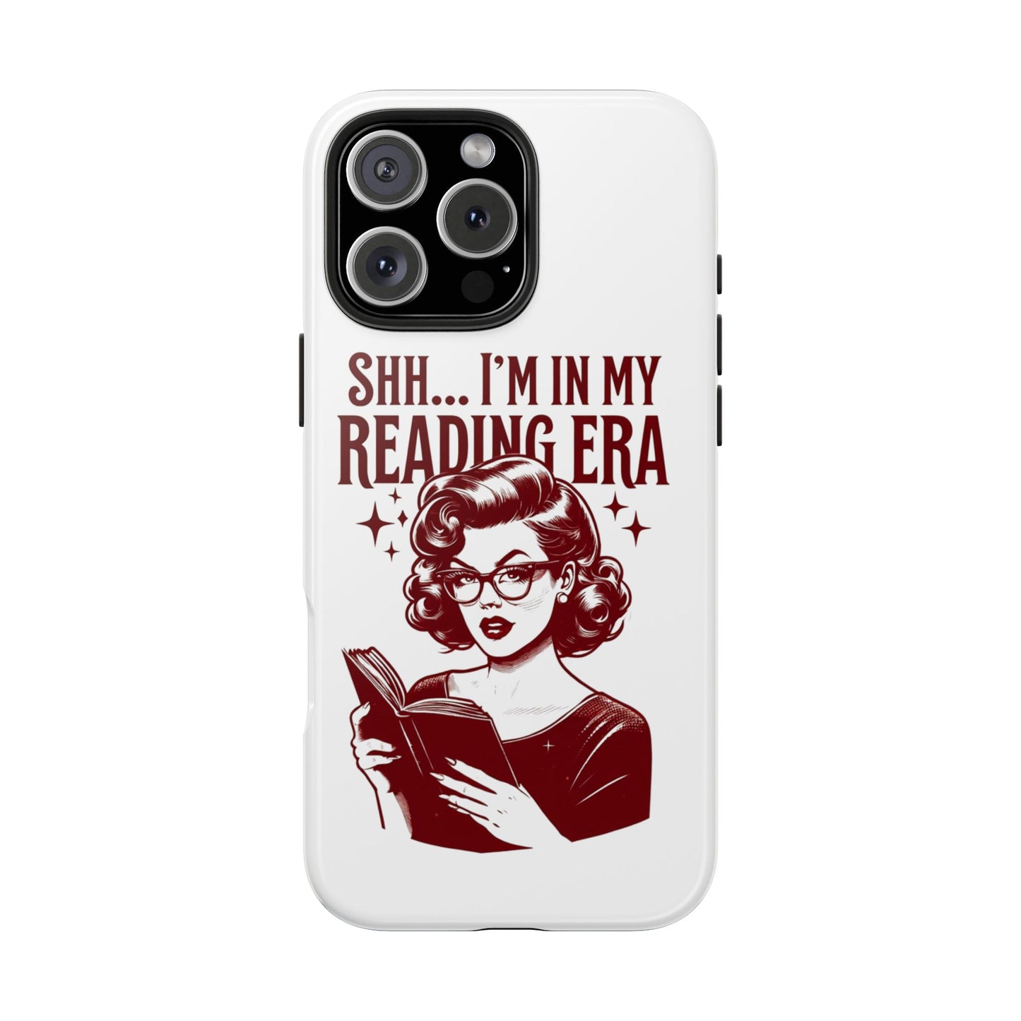 Reading Era Phone Case - Cute Gift for Book Lovers, Literary Accessories, Durable Phone Cases, Vintage Style, Phone Protection