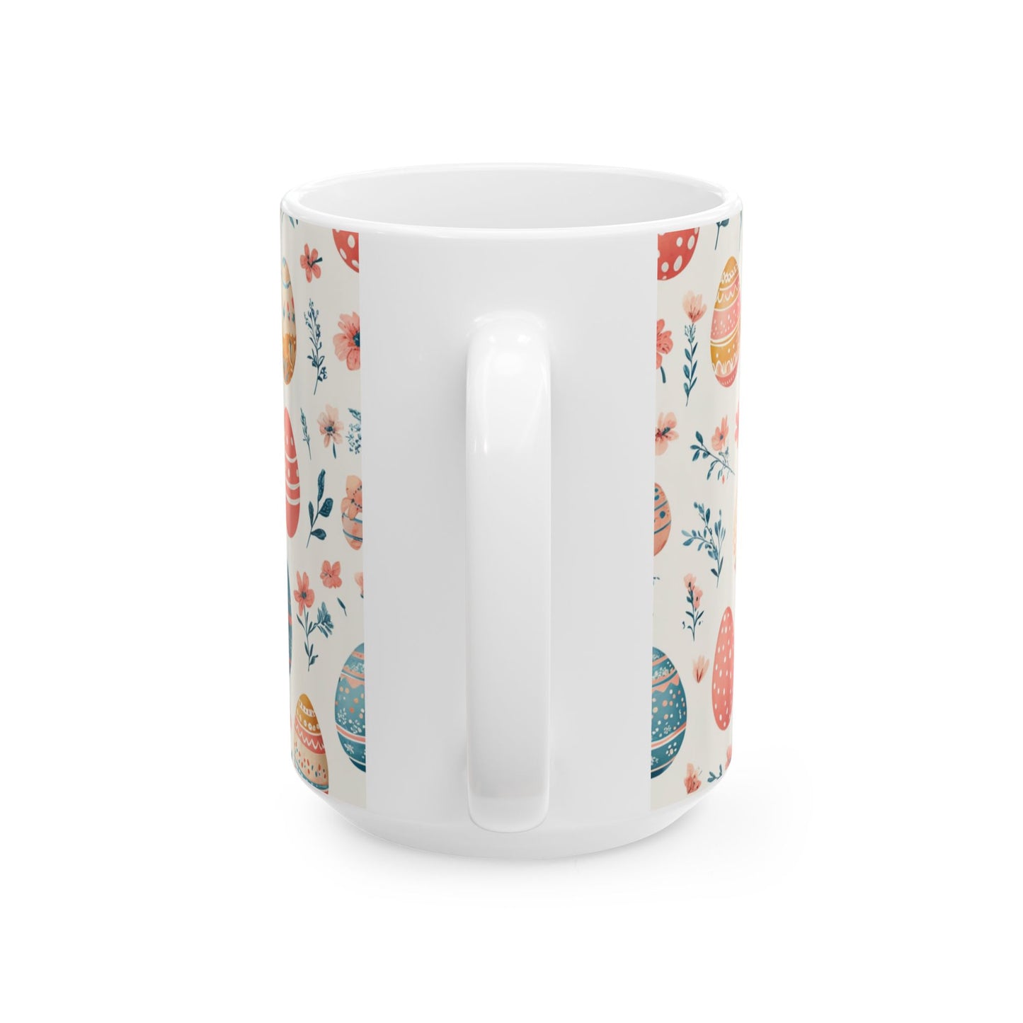 Somebunny Loves You Floral Easter Ceramic Mug