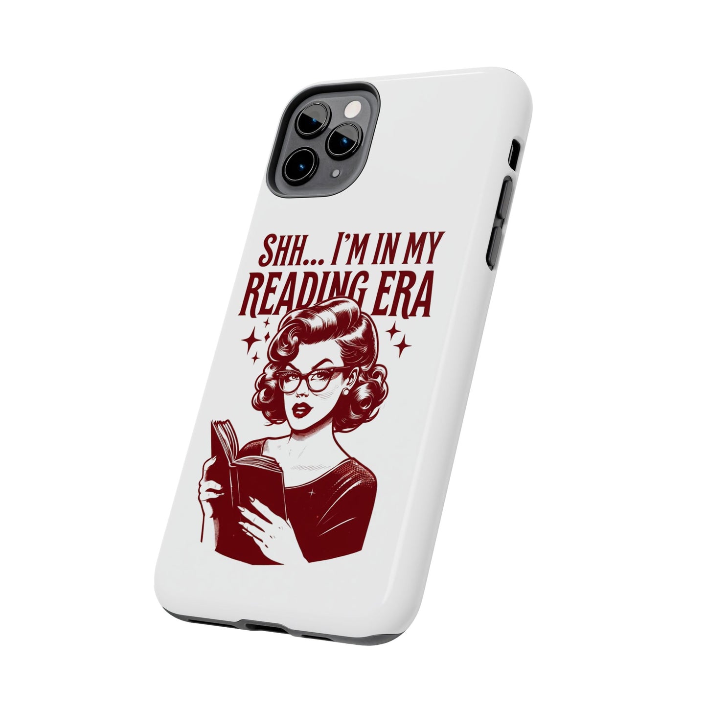 Reading Era Phone Case - Cute Gift for Book Lovers, Literary Accessories, Durable Phone Cases, Vintage Style, Phone Protection