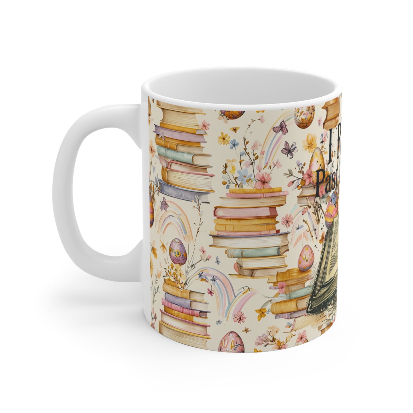 Literary Lovers Mug - I Read Past My Bedtime Design, Cozy Gift for Bookworms, Reading Gift, Bibliophile Mug, Book Club Essential