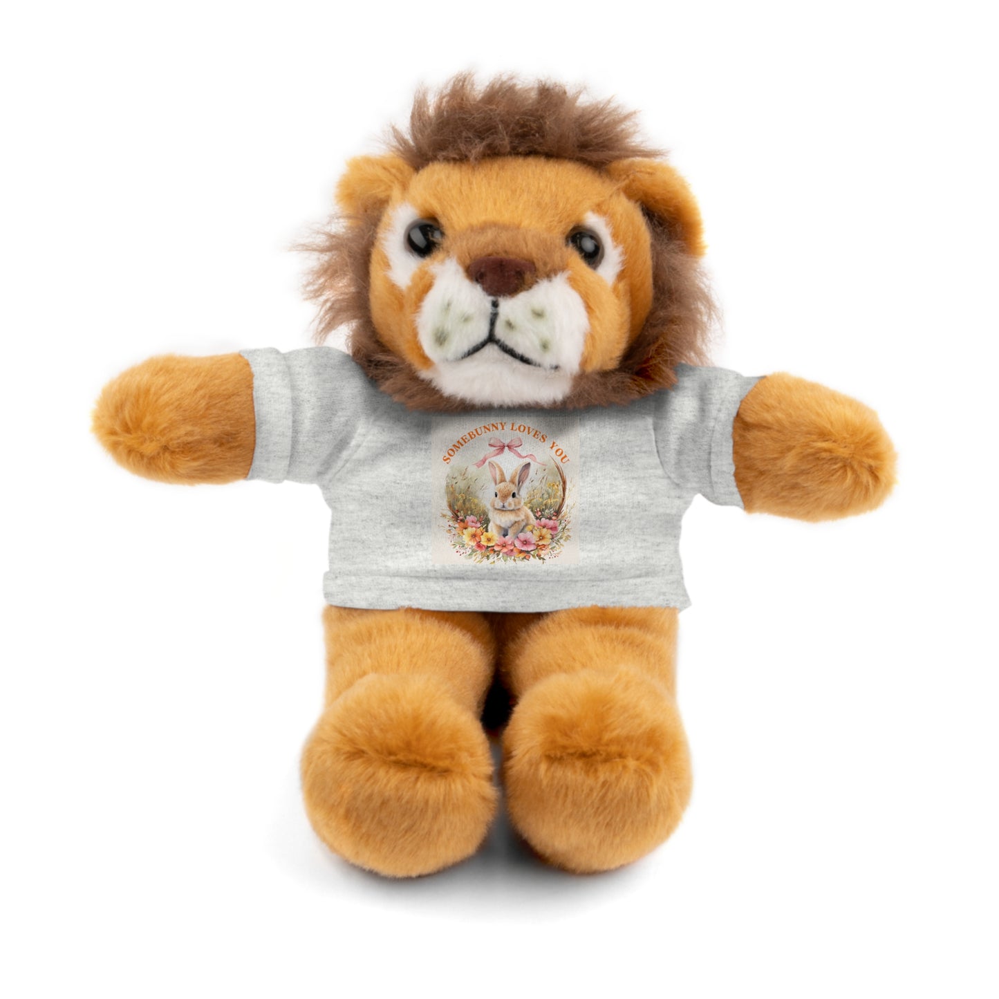 Personalized Stuffed Animal with Tee - ‘Somebunny Loves You’ Bear