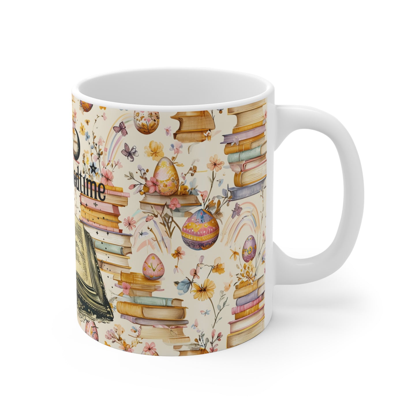 Literary Lovers Mug - I Read Past My Bedtime Design, Cozy Gift for Bookworms, Reading Gift, Bibliophile Mug, Book Club Essential
