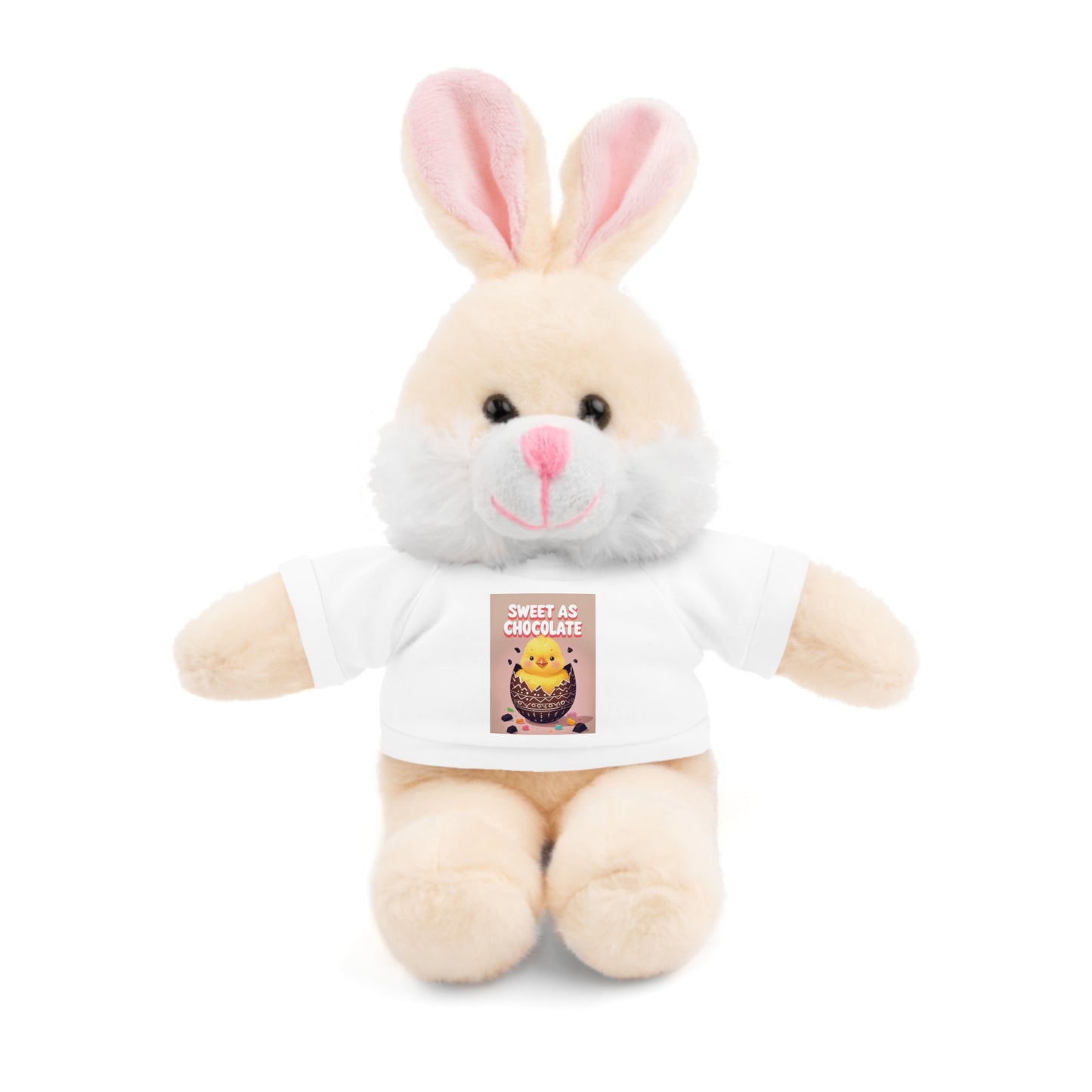 Sweet as Chocolate Stuffed Animal - Adorable Plush Toy with Tee