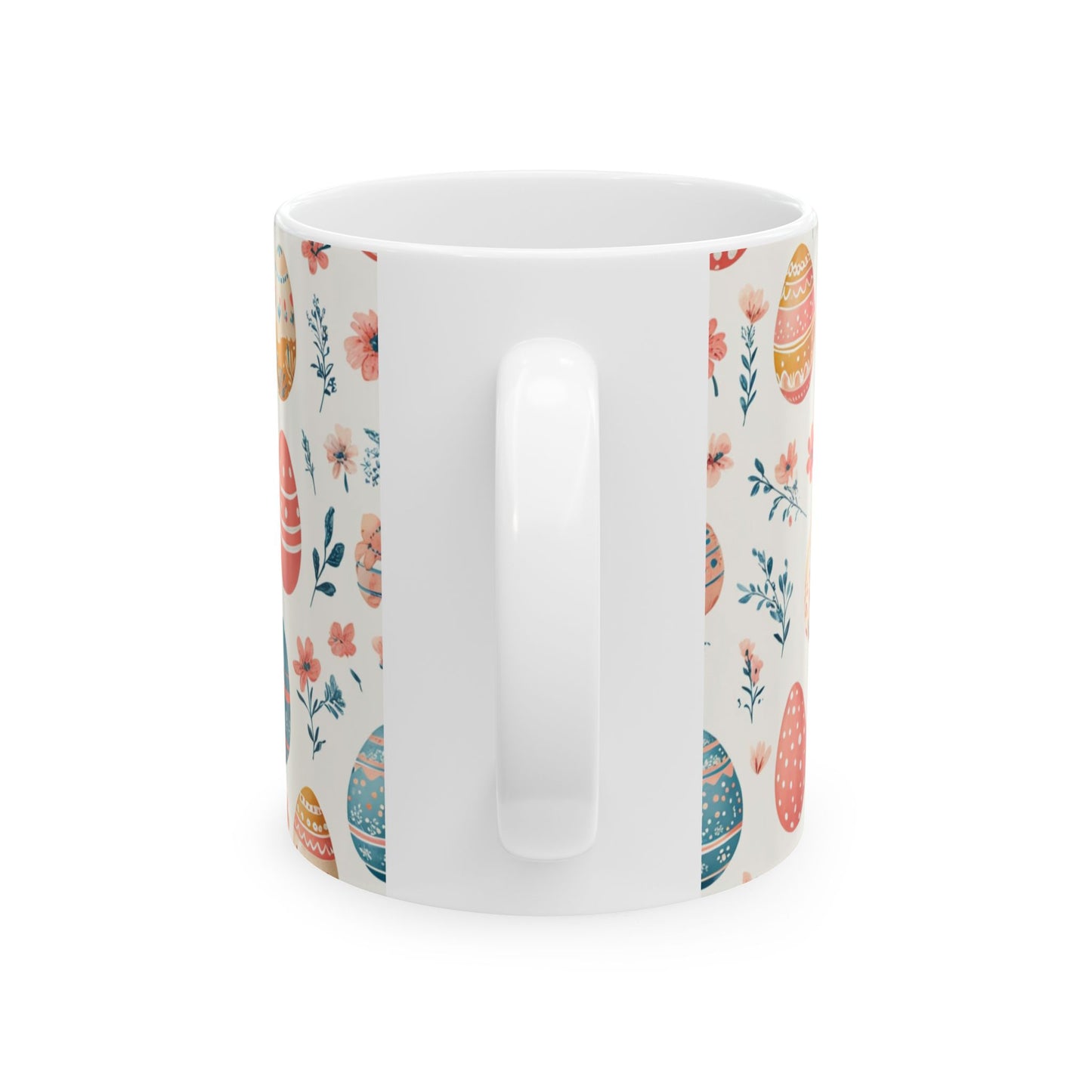 Somebunny Loves You Floral Easter Ceramic Mug
