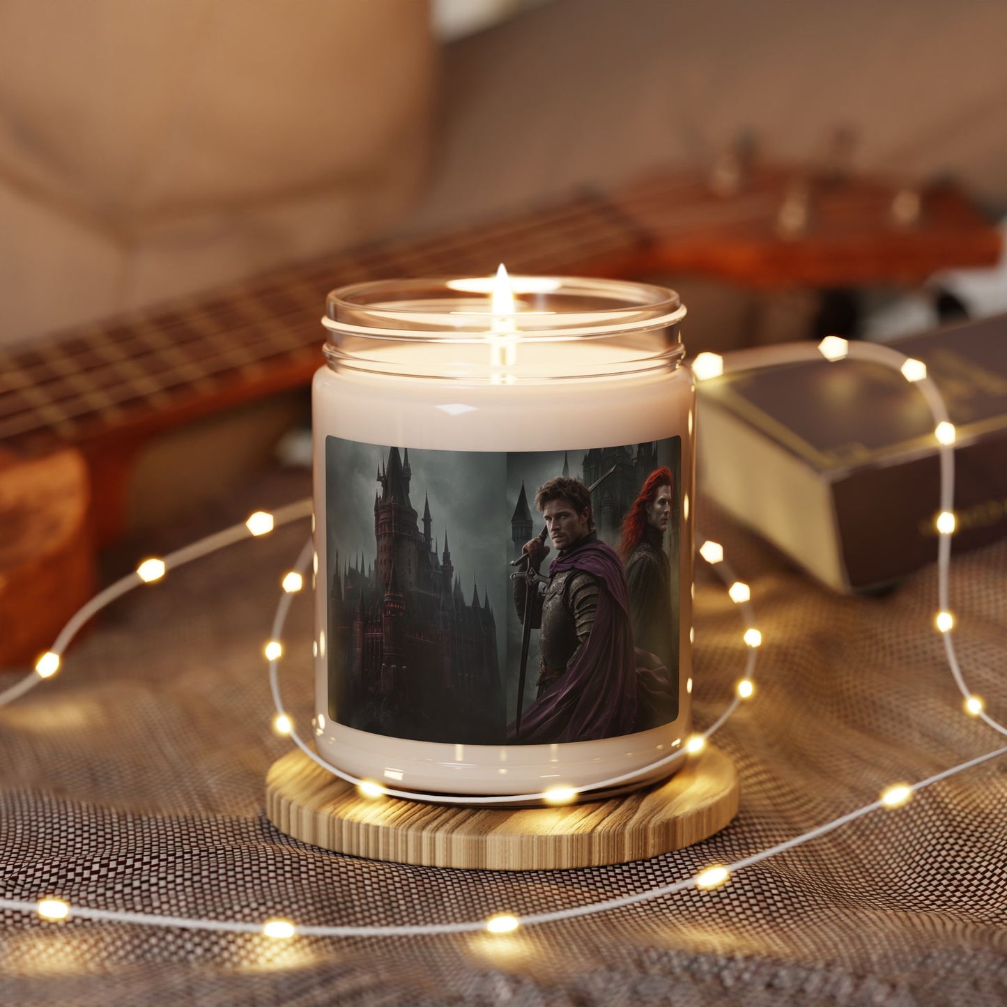 Fantasy-Themed Scented Soy Candle, (Candle Match Books)Perfect Gift for Book Lovers, Cozy Home Decor, Halloween Decor, Unique Candle Gift, Magical Atmosphere