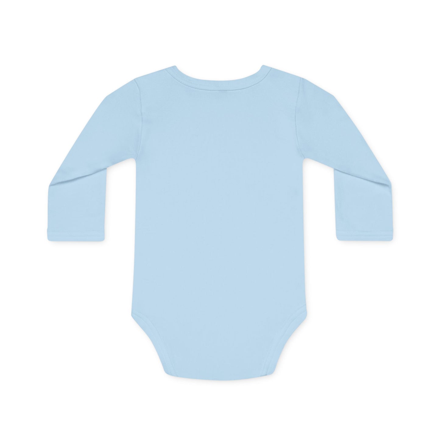Somebunny Loves You Baby Long-Sleeve Organic Bodysuit - Perfect for Easter and Spring Celebrations