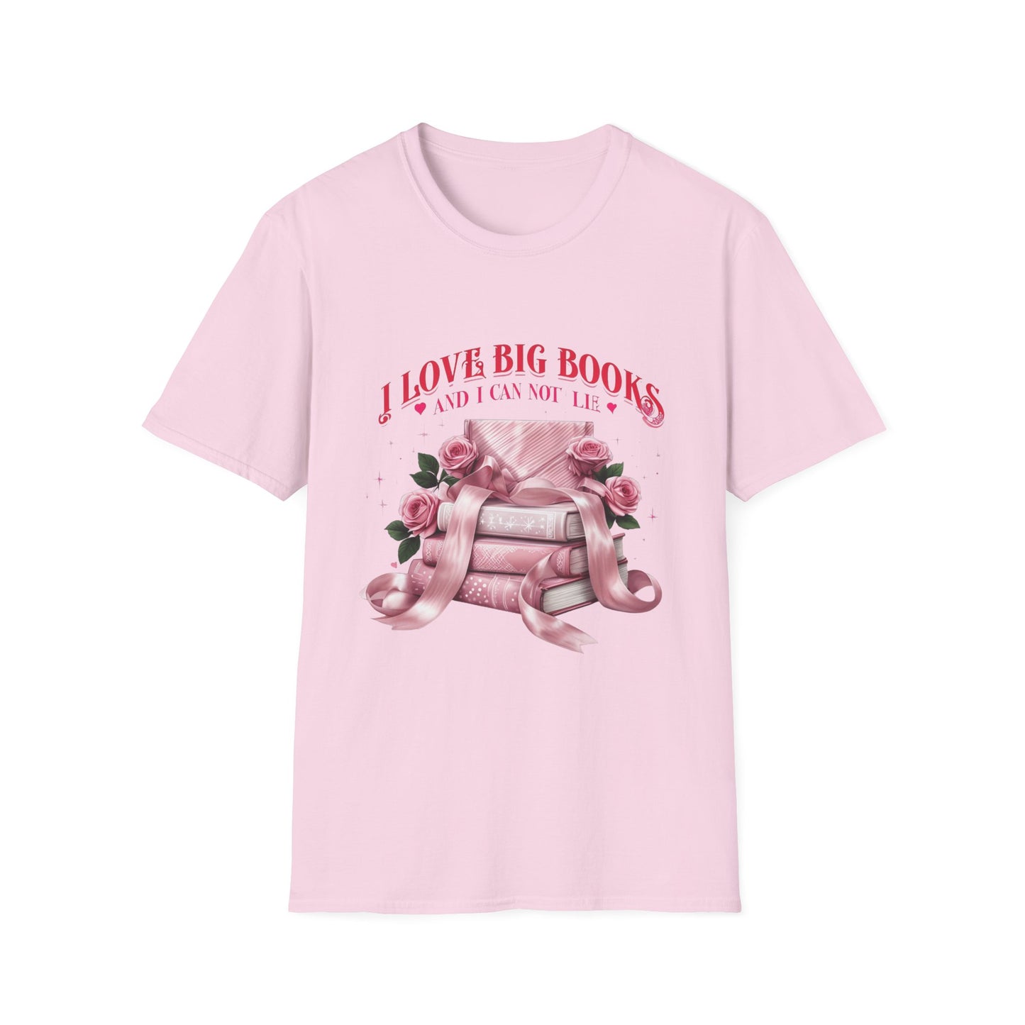 I Love Big Books Unisex Softstyle T-Shirt - Perfect for Book Lovers