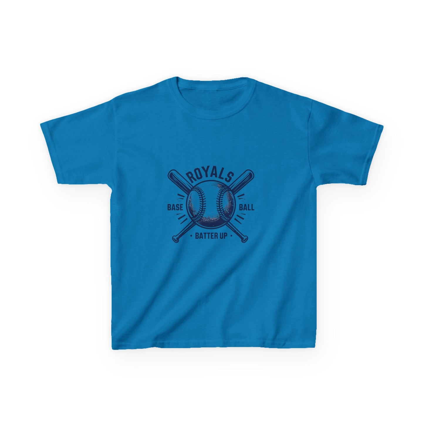 Kansas City Kids Baseball T-Shirt - Royals Batter Up Design