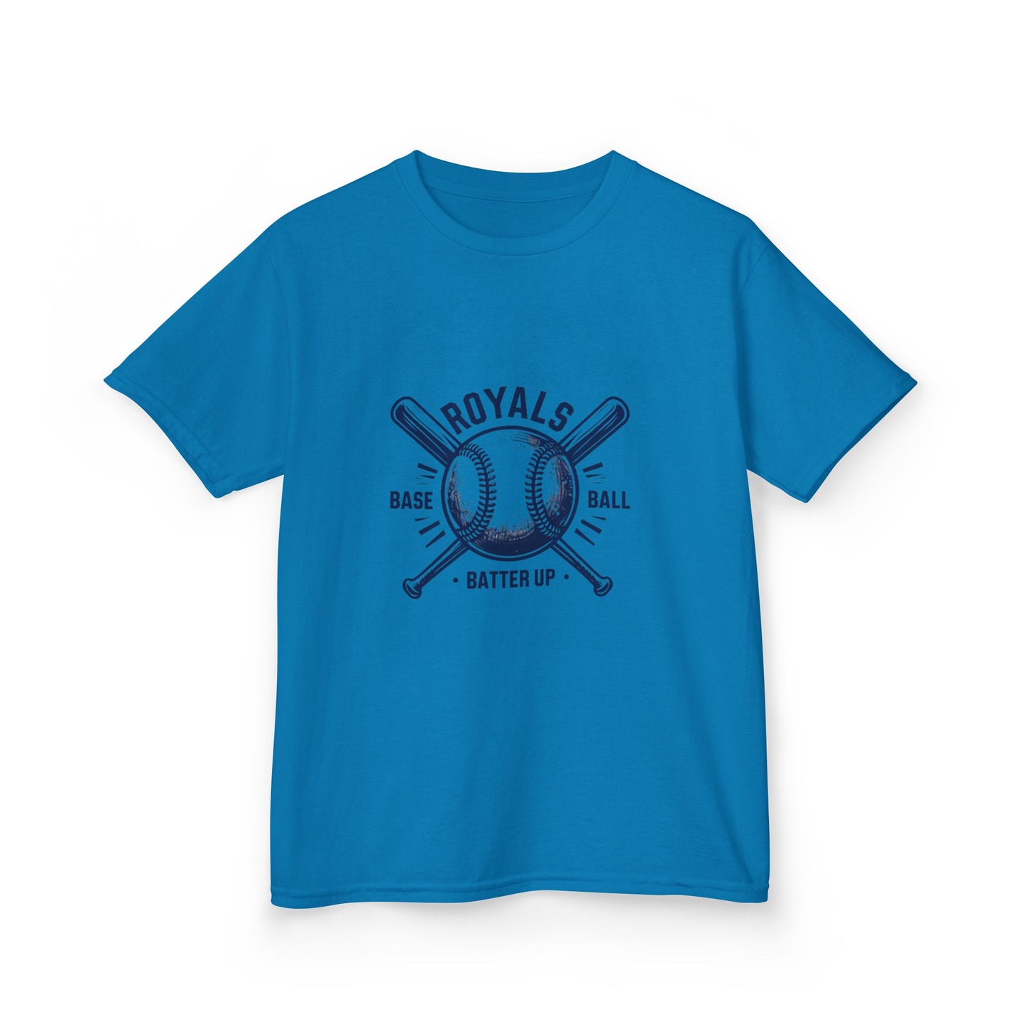 Kansas City Kids Baseball T-Shirt - Royals Batter Up Design