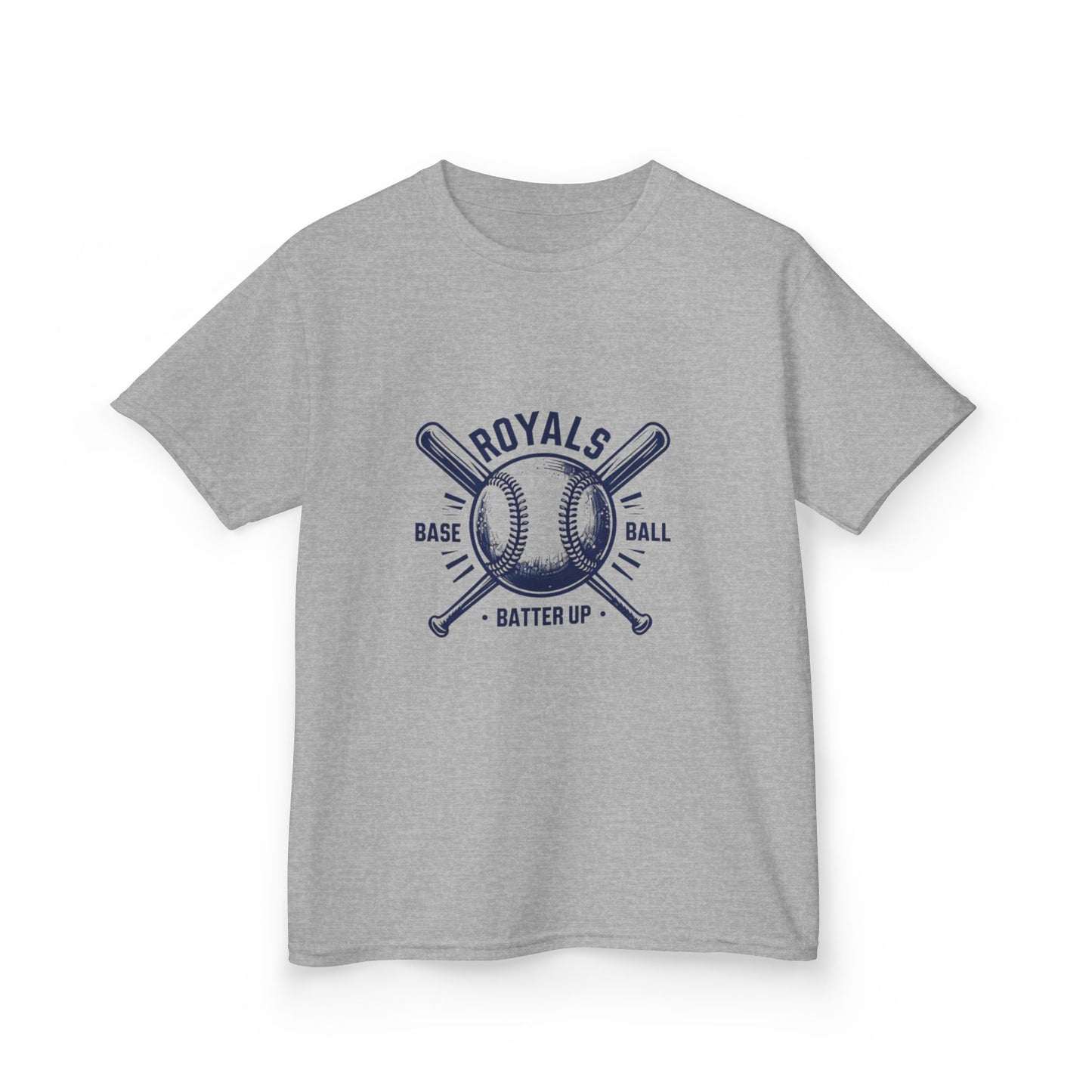Kansas City Kids Baseball T-Shirt - Royals Batter Up Design