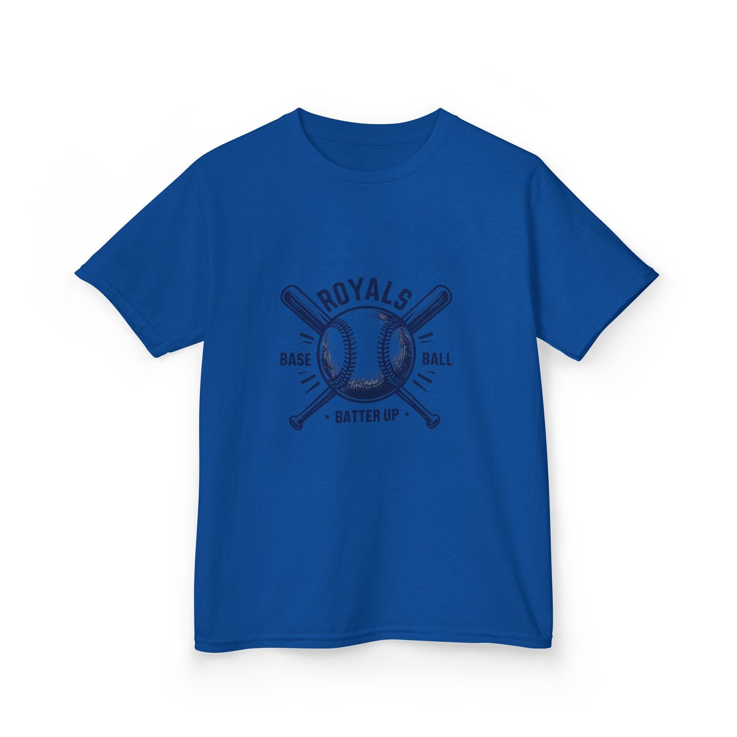 Kansas City Kids Baseball T-Shirt - Royals Batter Up Design