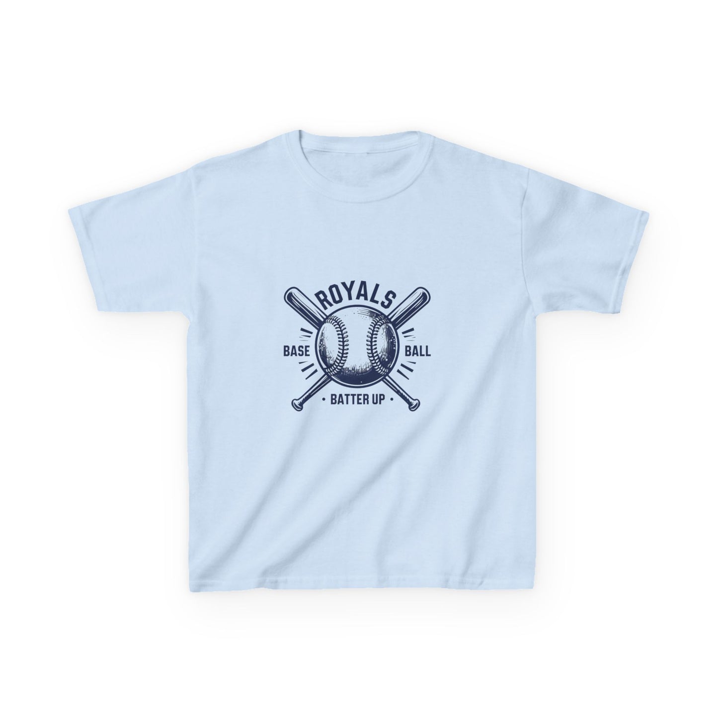 Kansas City Kids Baseball T-Shirt - Royals Batter Up Design