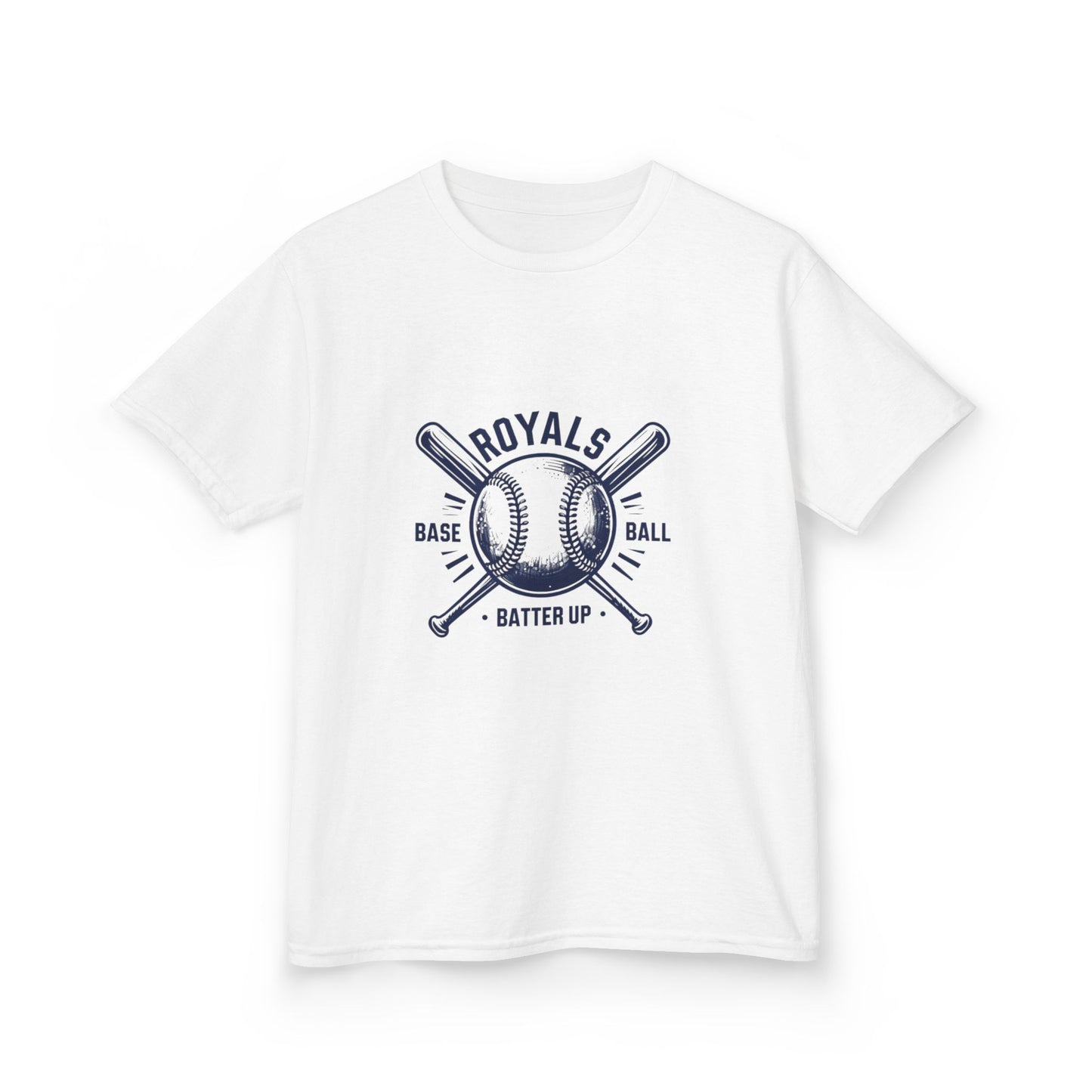 Kansas City Kids Baseball T-Shirt - Royals Batter Up Design