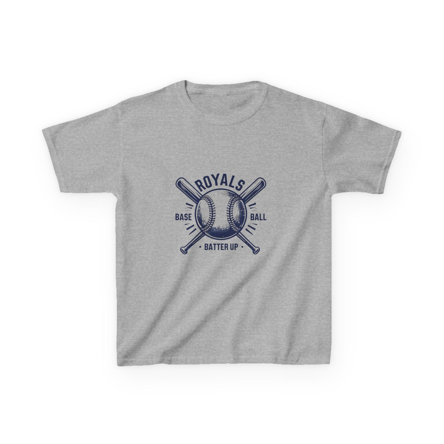 Kansas City Kids Baseball T-Shirt - Royals Batter Up Design