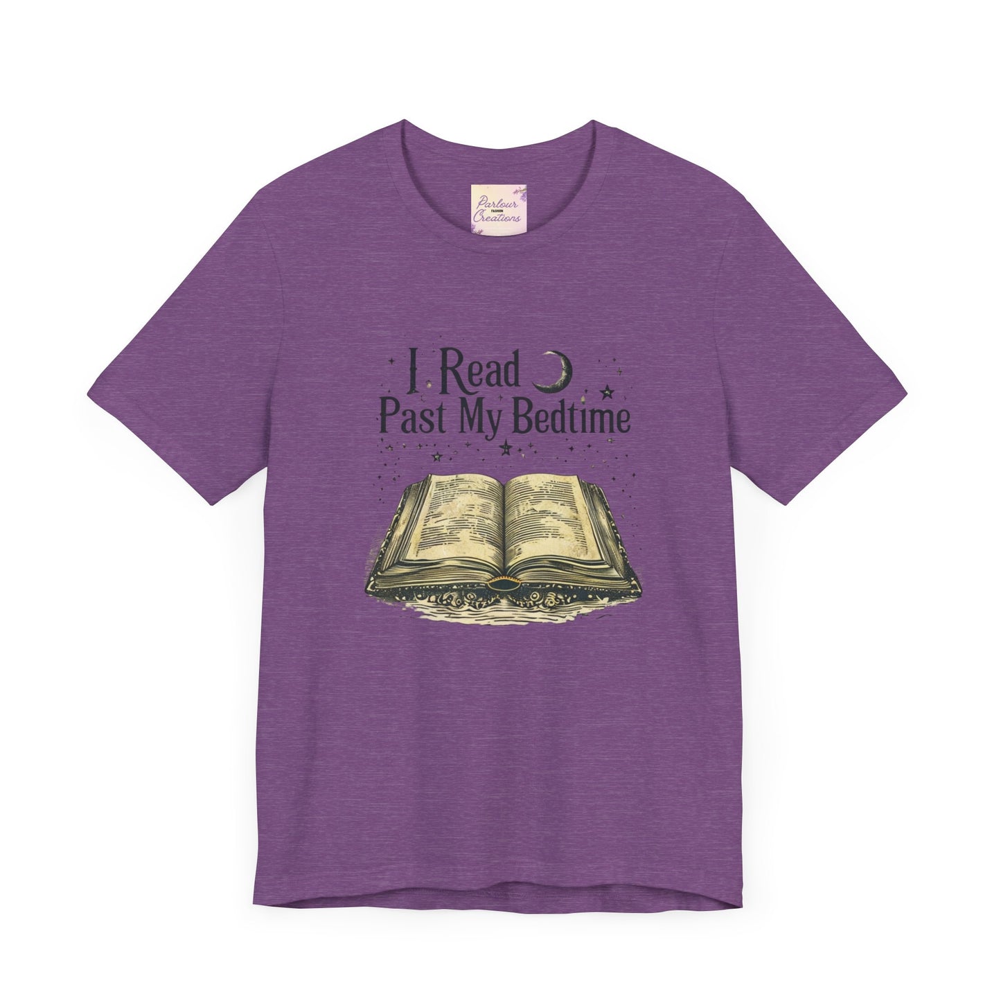 I Read Past My Bedtime Tee - Cozy Literary T-Shirt, Book Lover Gift, Reading Shirt, Night Owl Apparel, Perfect for Literature Lovers