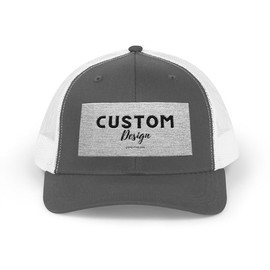 Embroidered Snapback Cap, Personalized Trucker Hat, Custom Text Baseball Cap, Vintage Snapback Hat, For Him/Her/Them